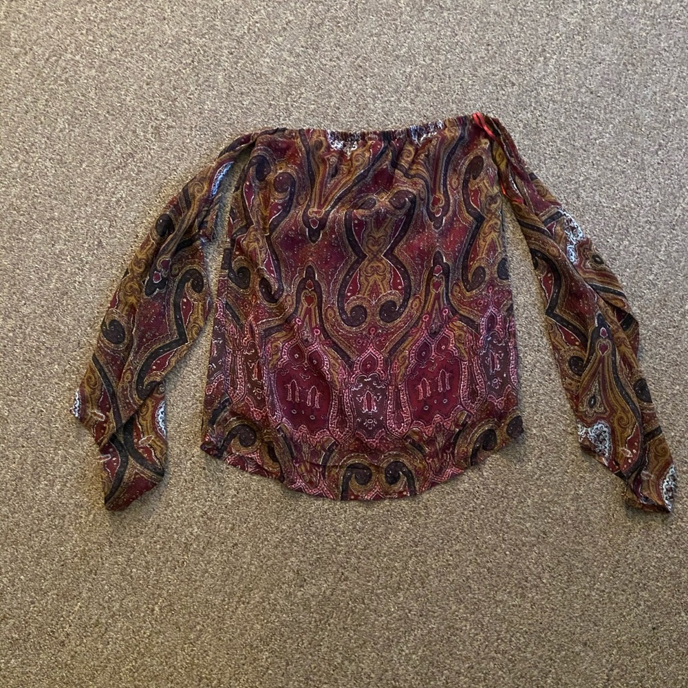 Off the shoulder blouse